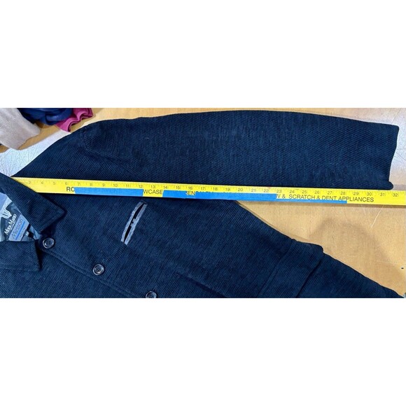 Vtg. Messori Mens US L 42 Charcoal Gray Heather Italian Wool Blend Blazer Jacket - Picture 9 of 10